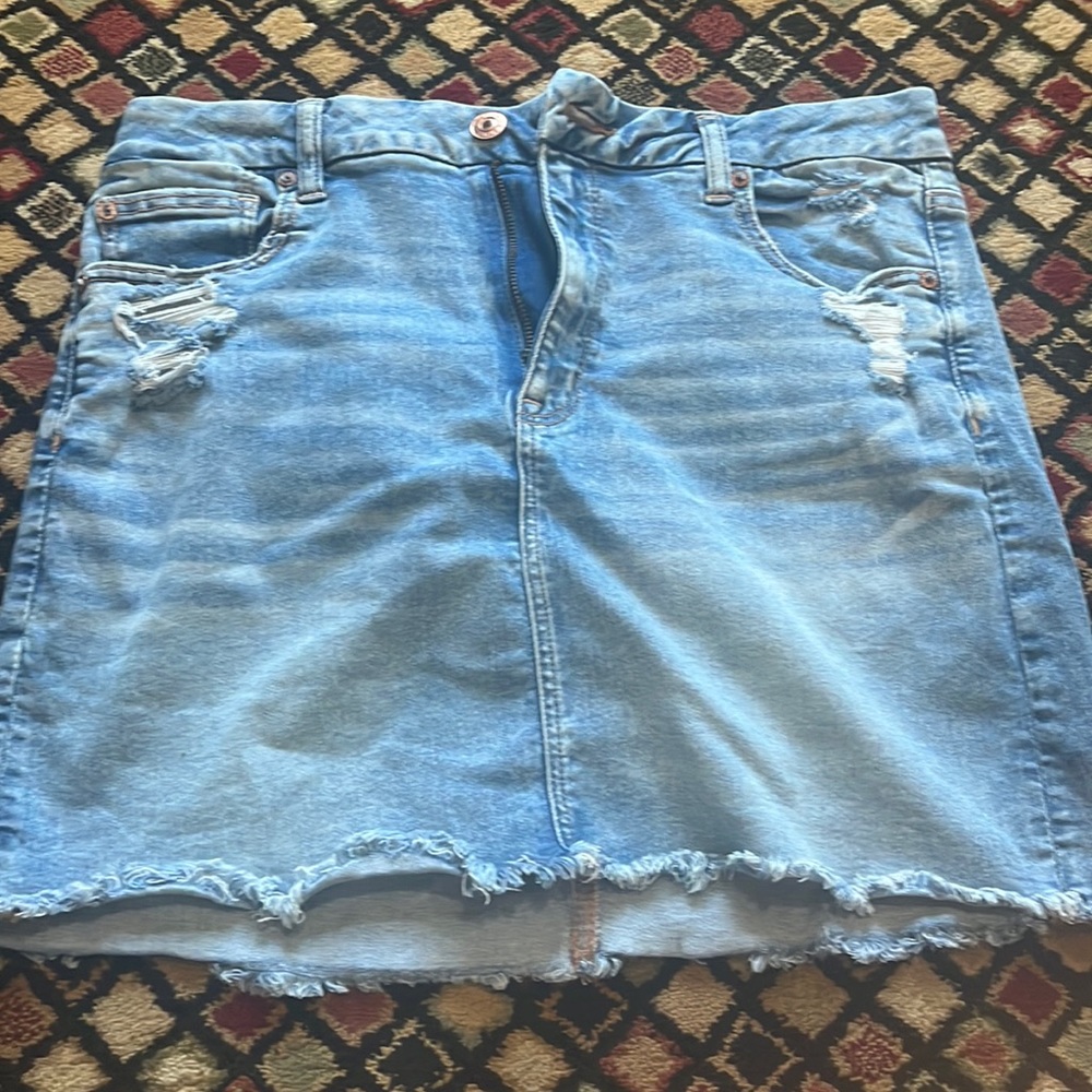 American Eagle Next Level Stretch Jean Skirt